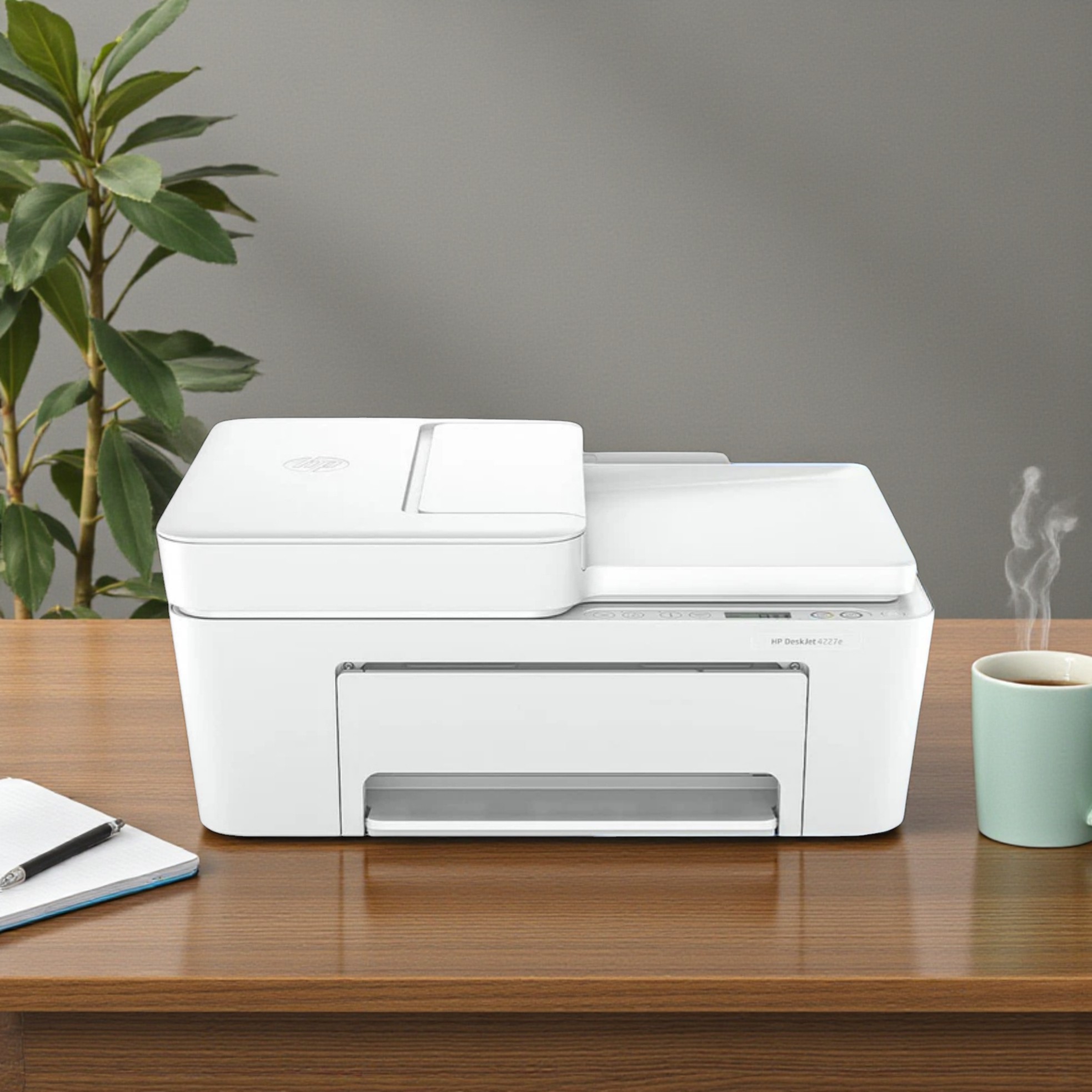 HP DeskJet 4227e Wireless All-in-One Color Inkjet Printer, Scanner, Copier, AI-Enabled