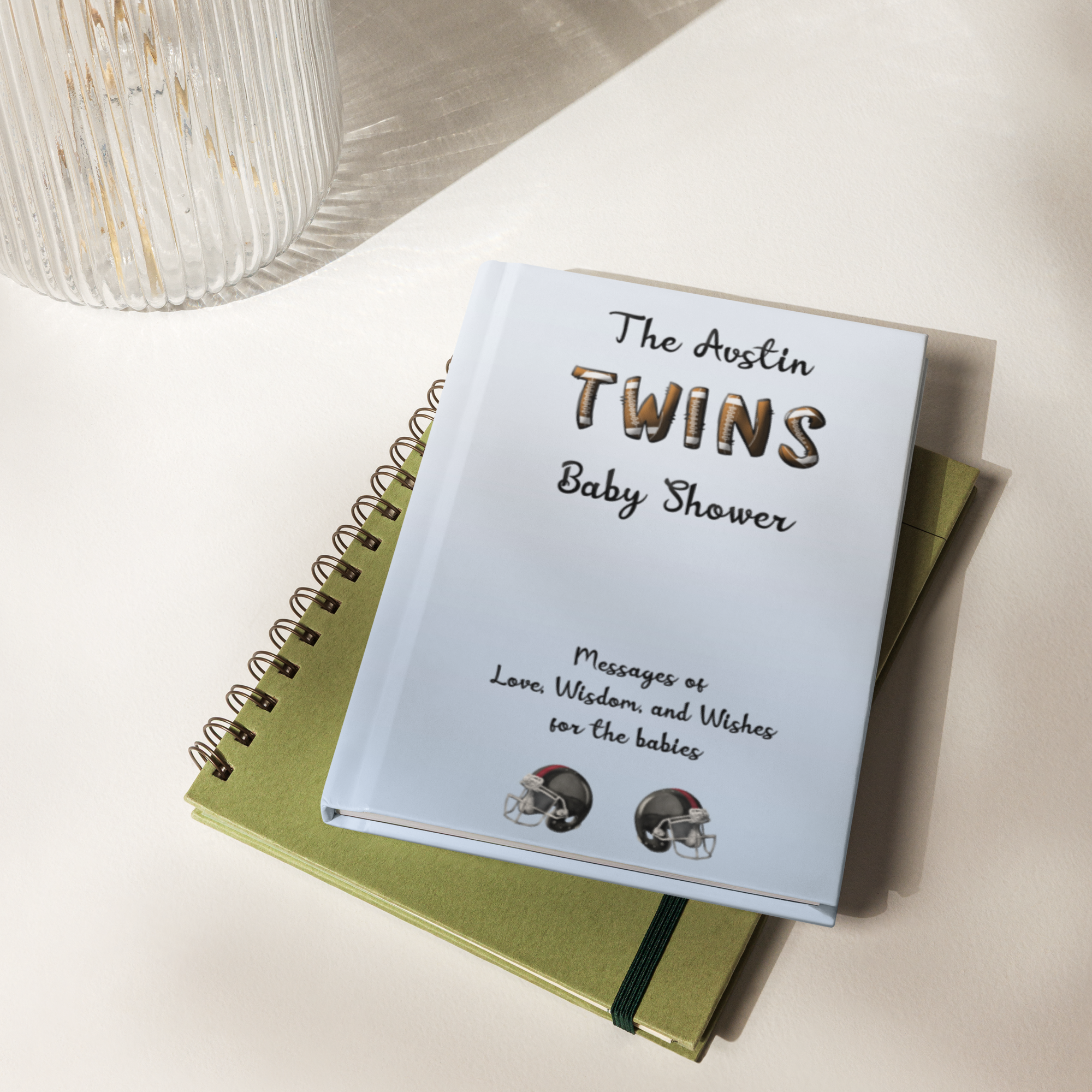 Custom Hardcover Baby Shower Guest Book