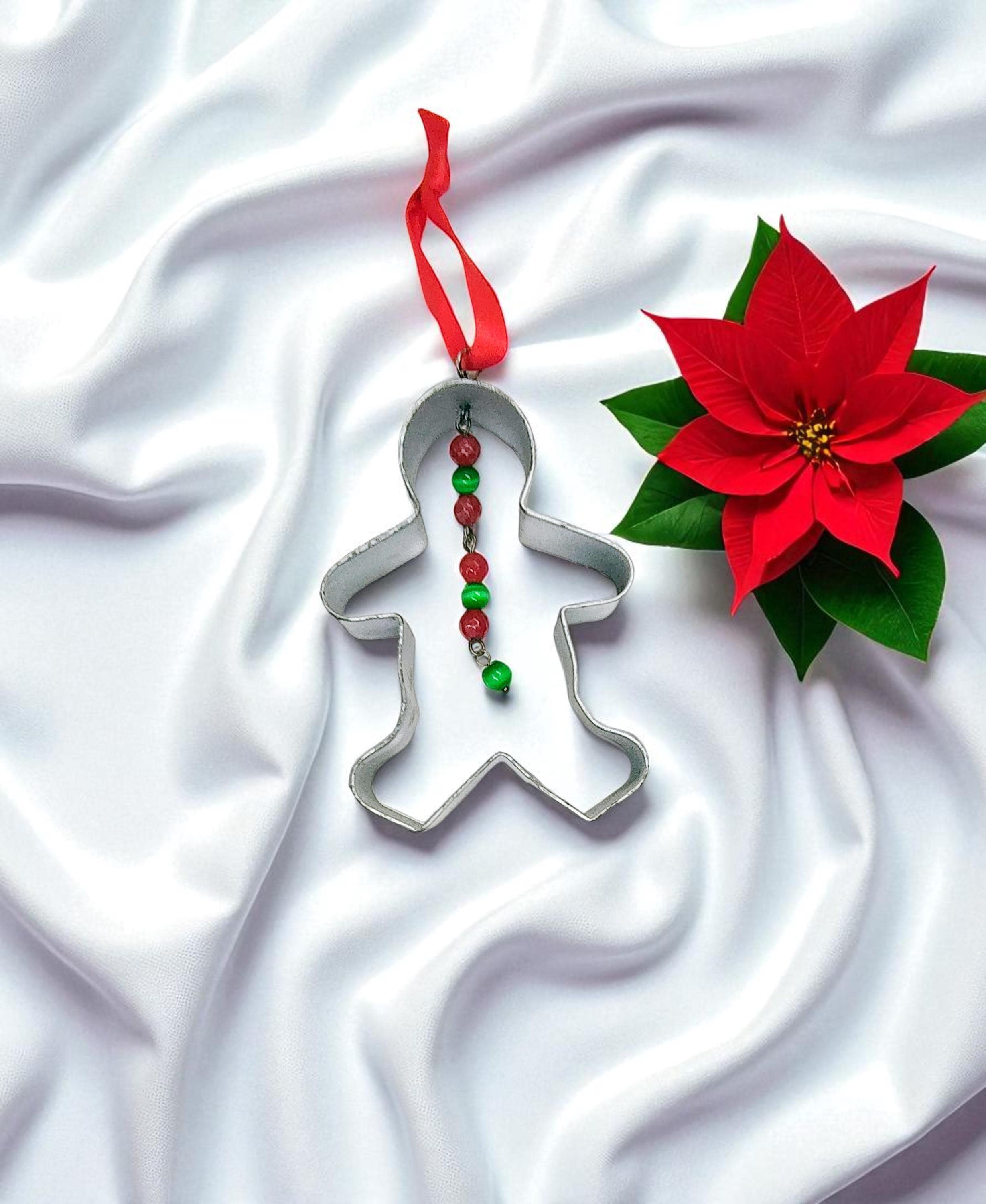 Kitchen Gingerbread Man Cookie Cutter Holiday Ornament 