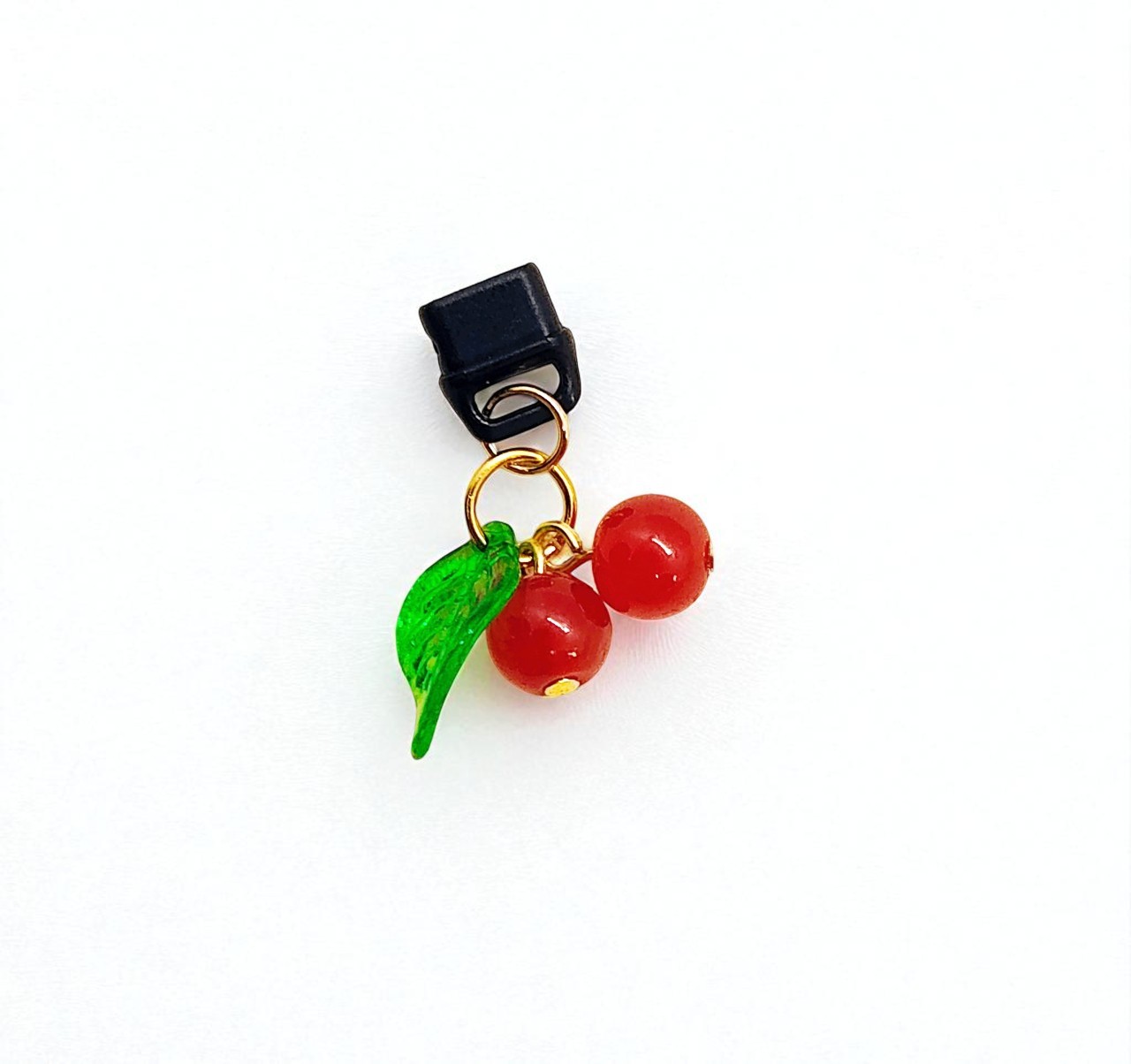 Fun Cherry Dust Plug Phone Charm