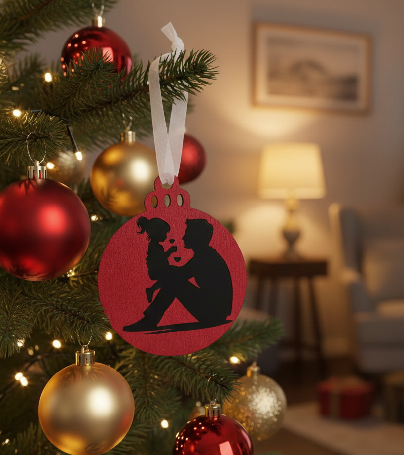 Daddy, Be My Valentine Hanging Accent Ornament 