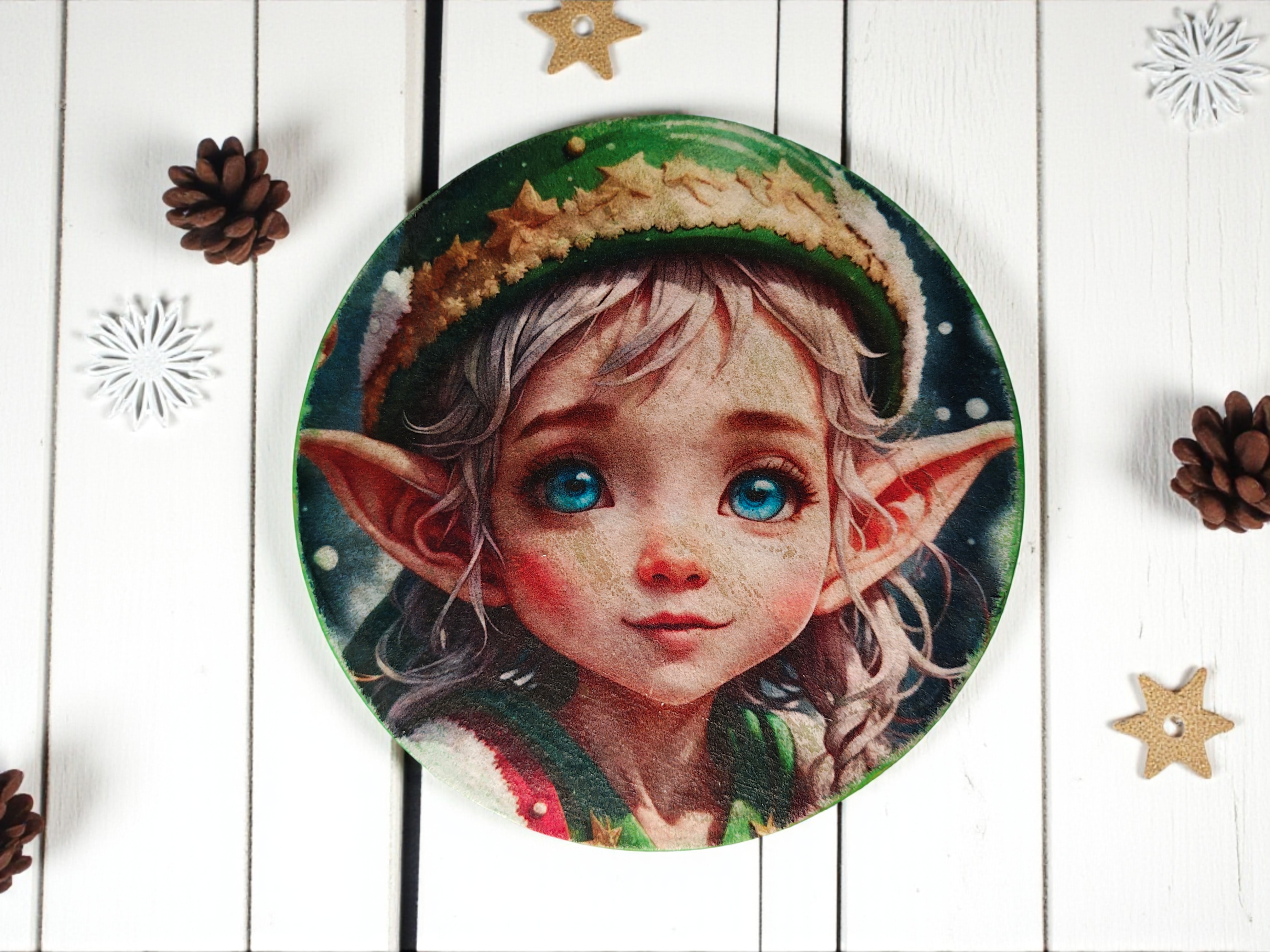 Whimsical Christmas Elf Gift Box