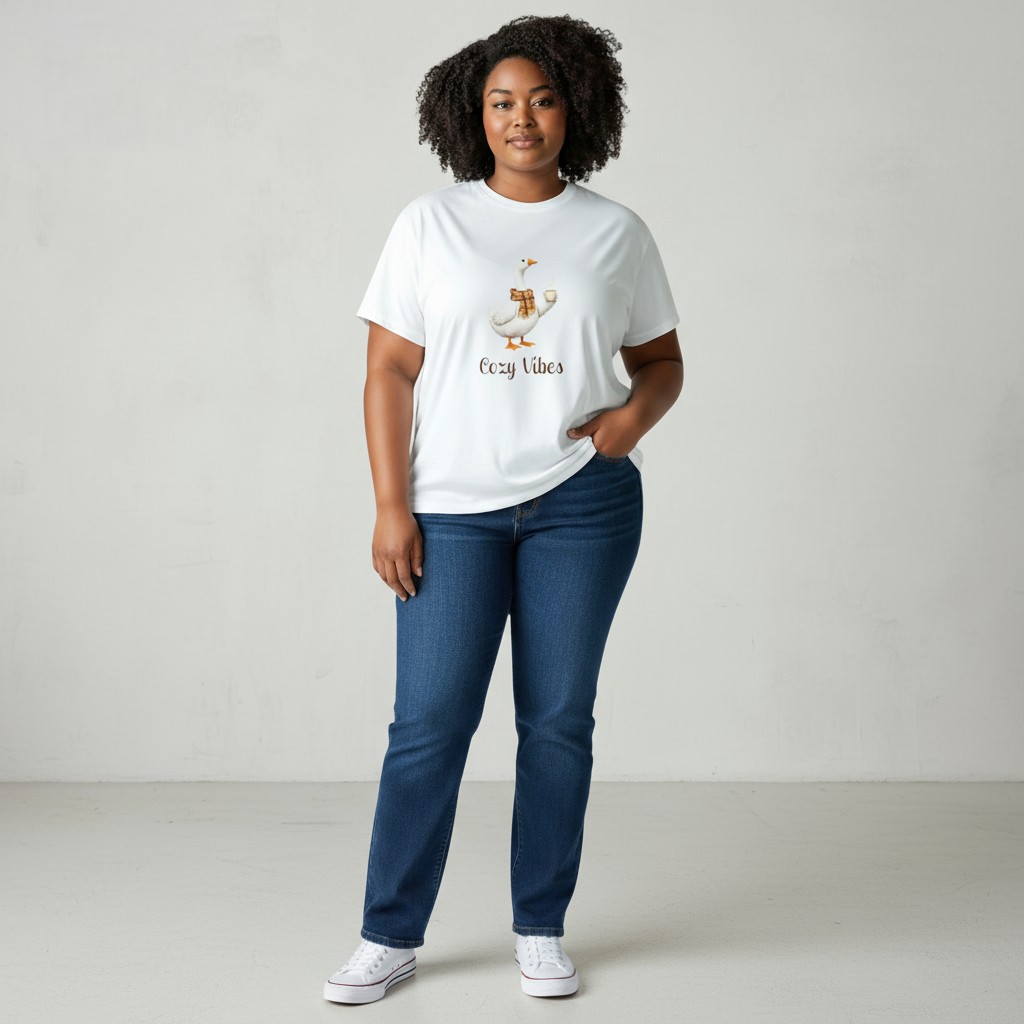 Autumn Cozy Vibes Silly Goose Shirt