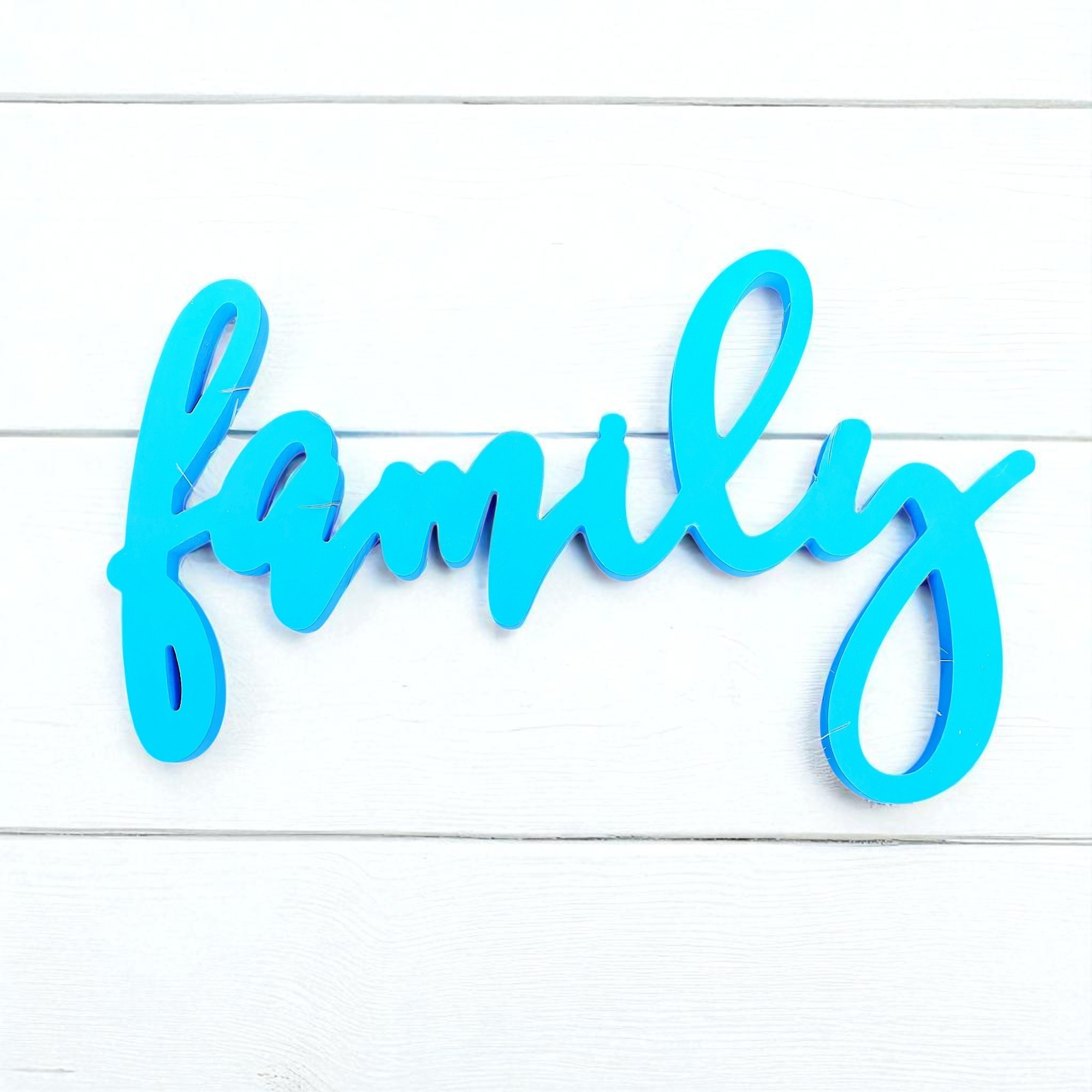 XL Wooden Family Wall Hanging