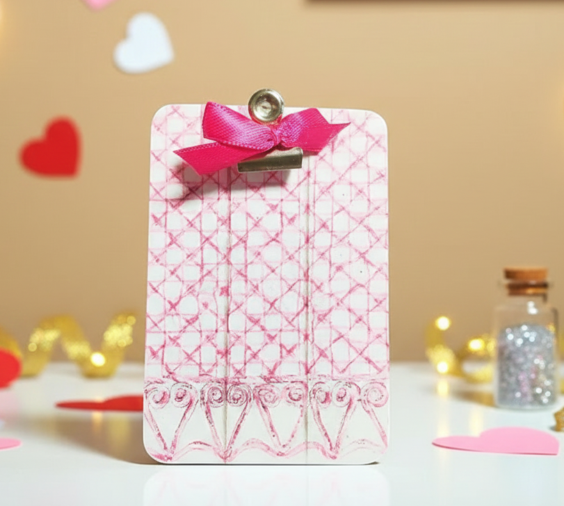 Decorative Small Pink Girly Desk Frame