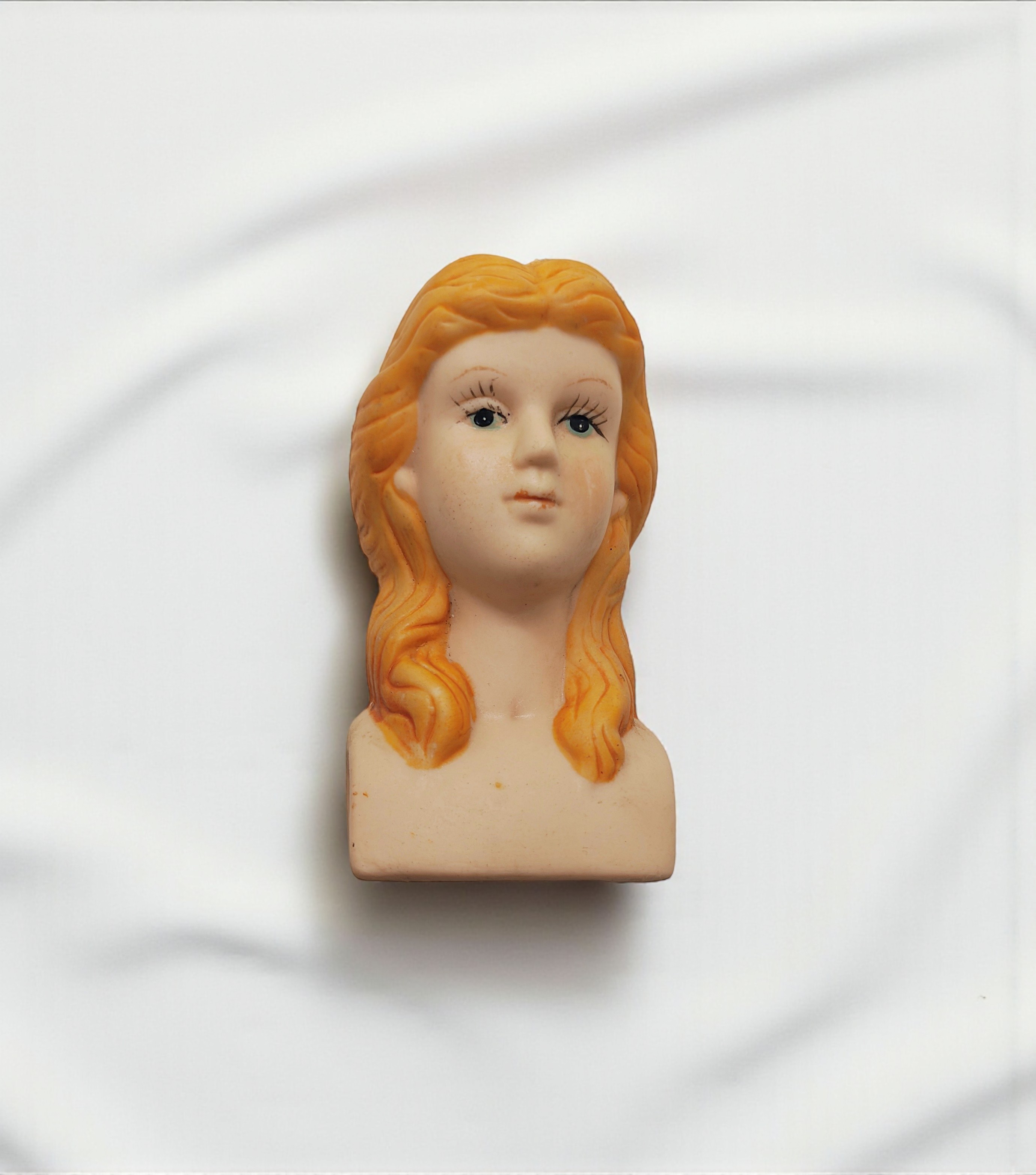 Vintage Porcelain 'Angel' Blonde Woman's Doll Head