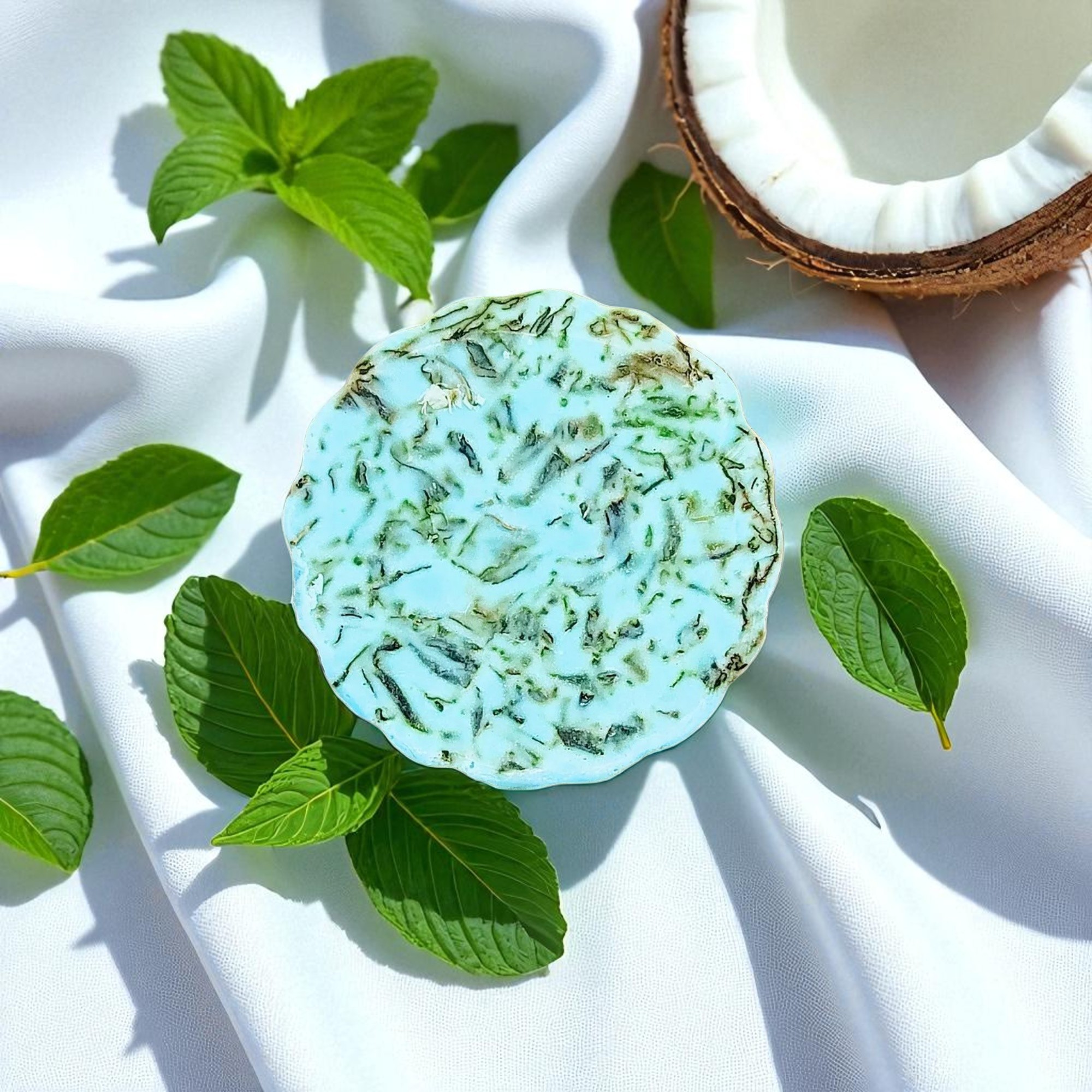 Coconut Mint Goat Milk Bar Soap