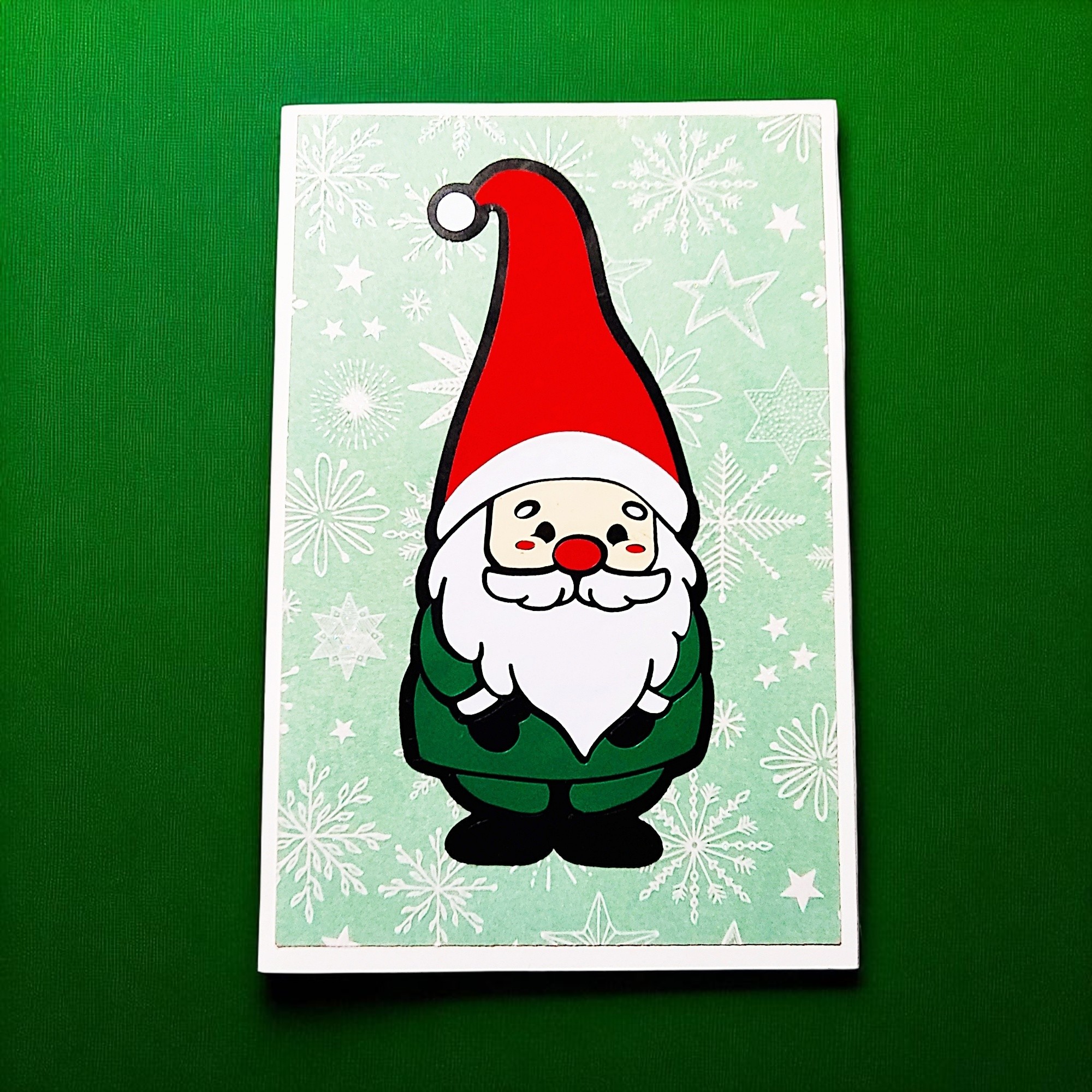 Fun Festive Christmas Gnome Greeting Card