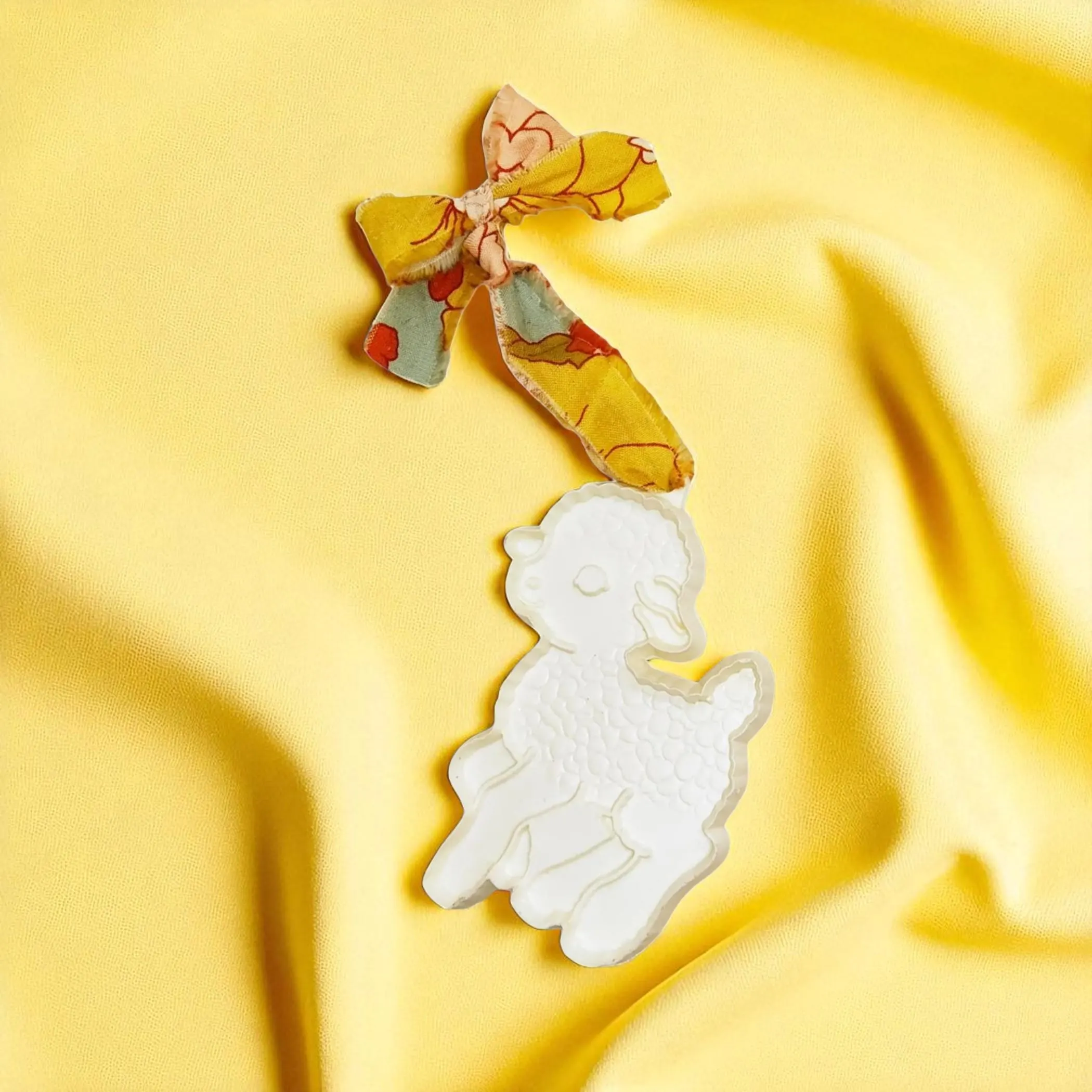Cute Boho Lamb Cookie Cutter Spring Ornament 