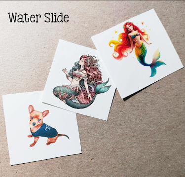 Custom Clear Waterslide Decal - You Pick Size