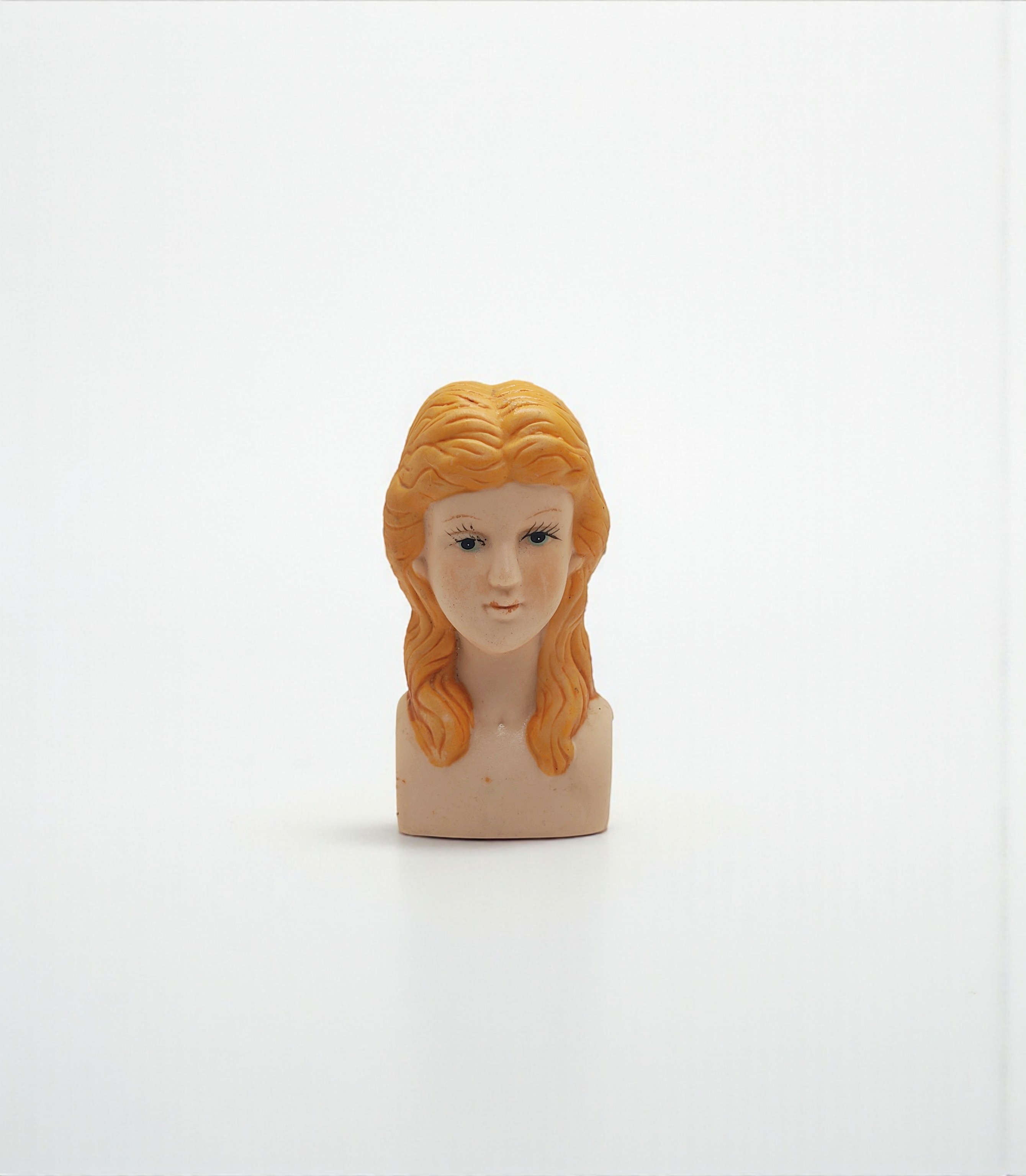 Vintage Porcelain 'Angel' Blonde Woman's Doll Head
