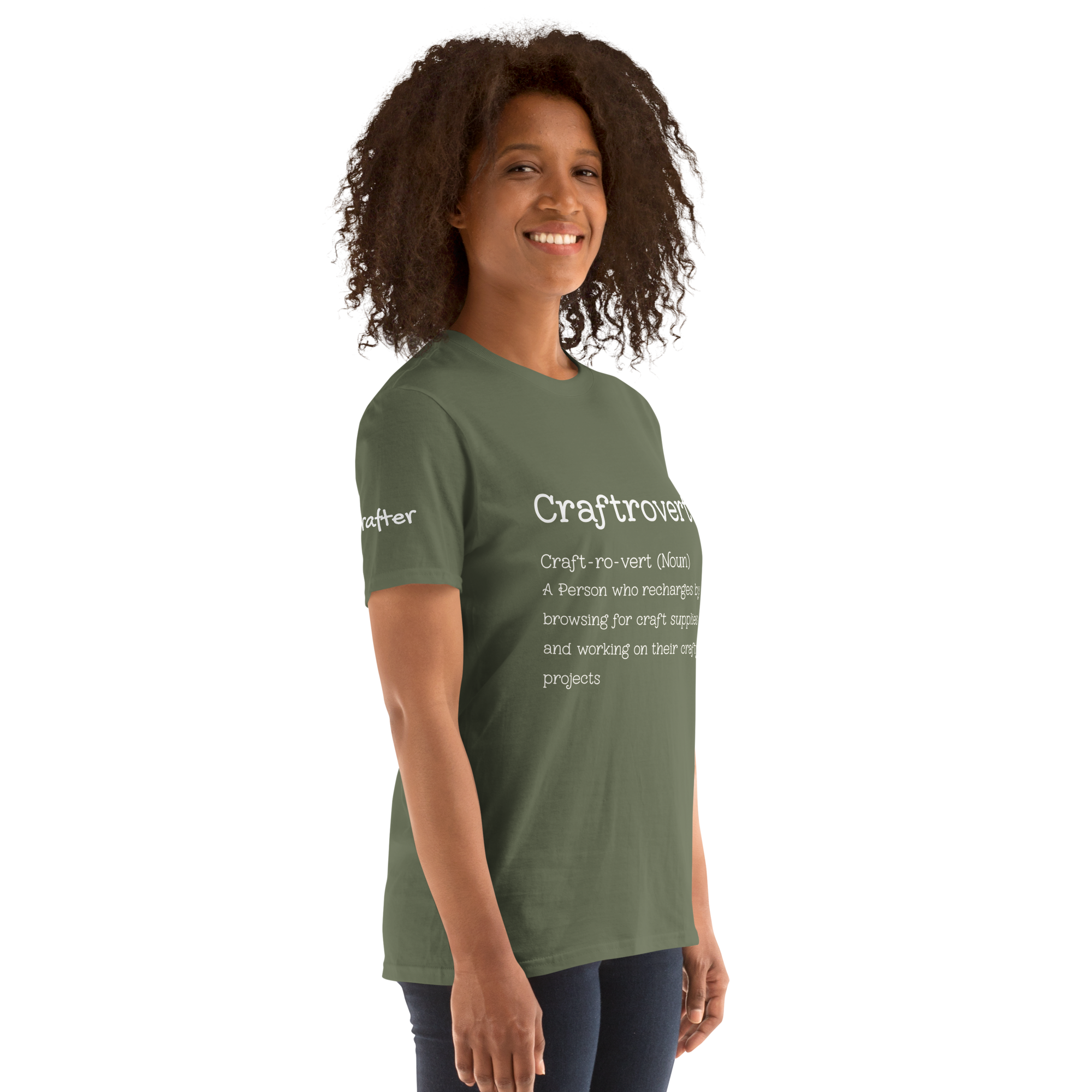 Craftrovert Definition Short-Sleeve Unisex Softsyle T Shirt - Gift Idea for Crafter