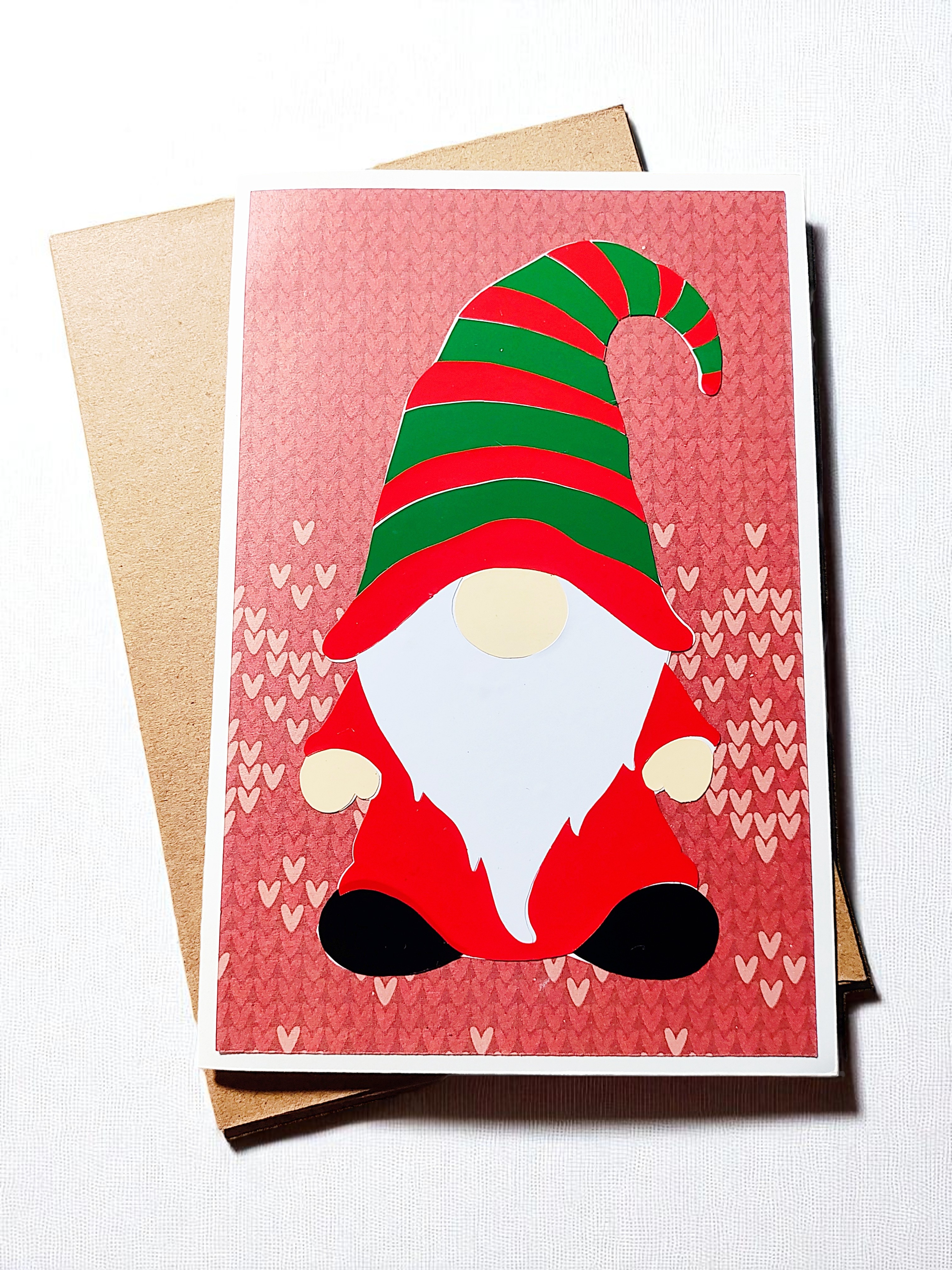 Fun Festive Christmas Gnome Greeting Card