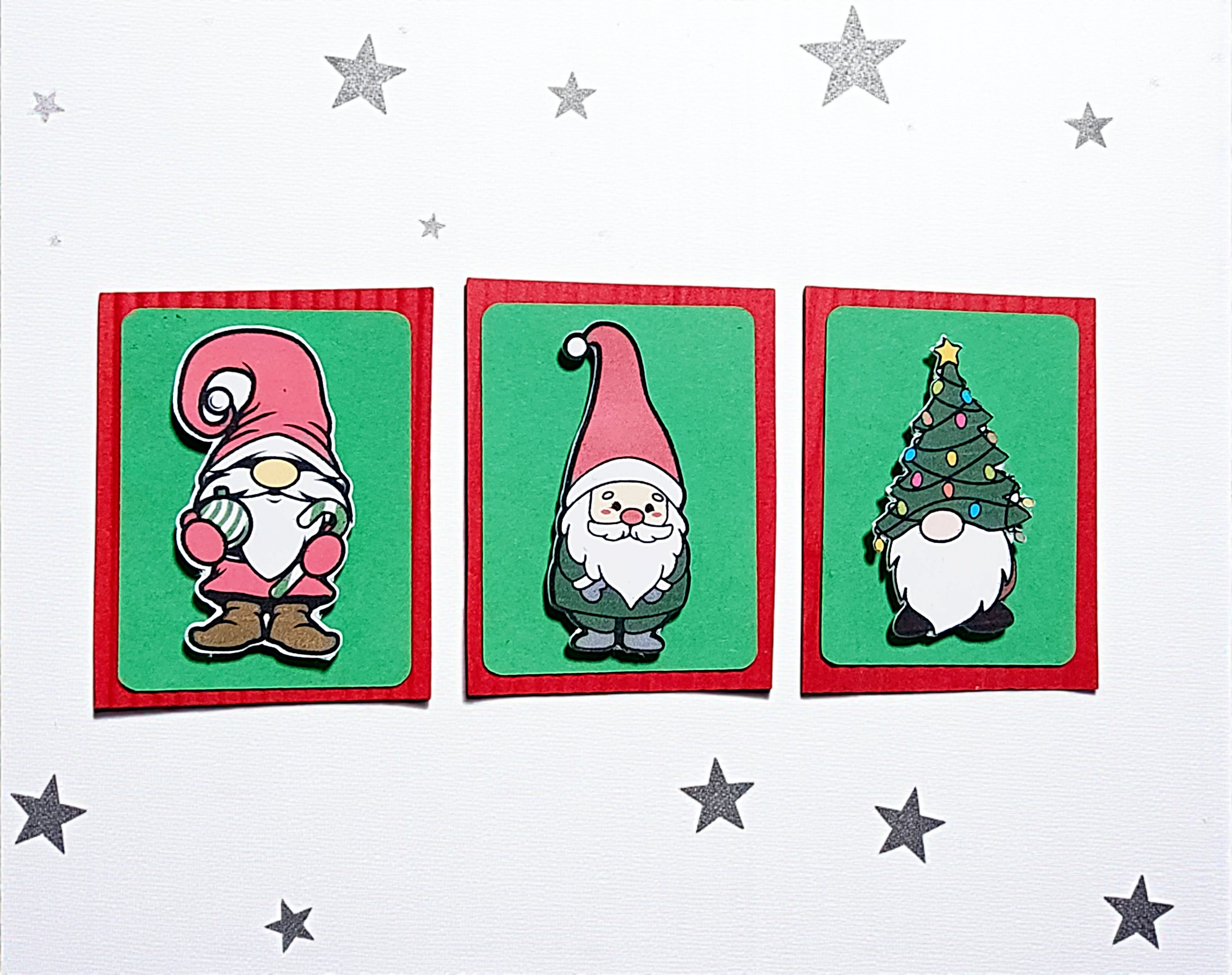 Handmade Christmas Gnome Embellishments