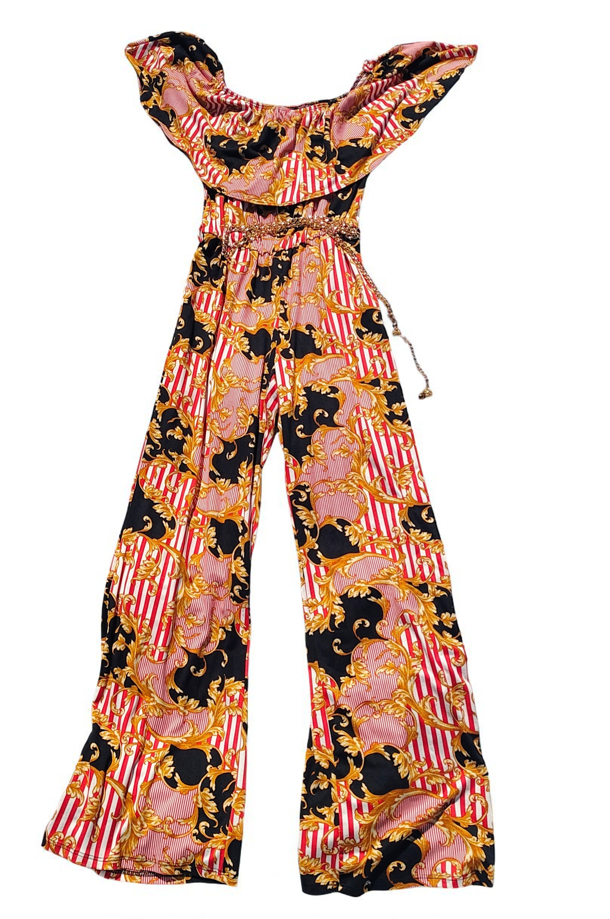 Medium Chic & Sassy Off-the-Shoulder Jumpsuit 