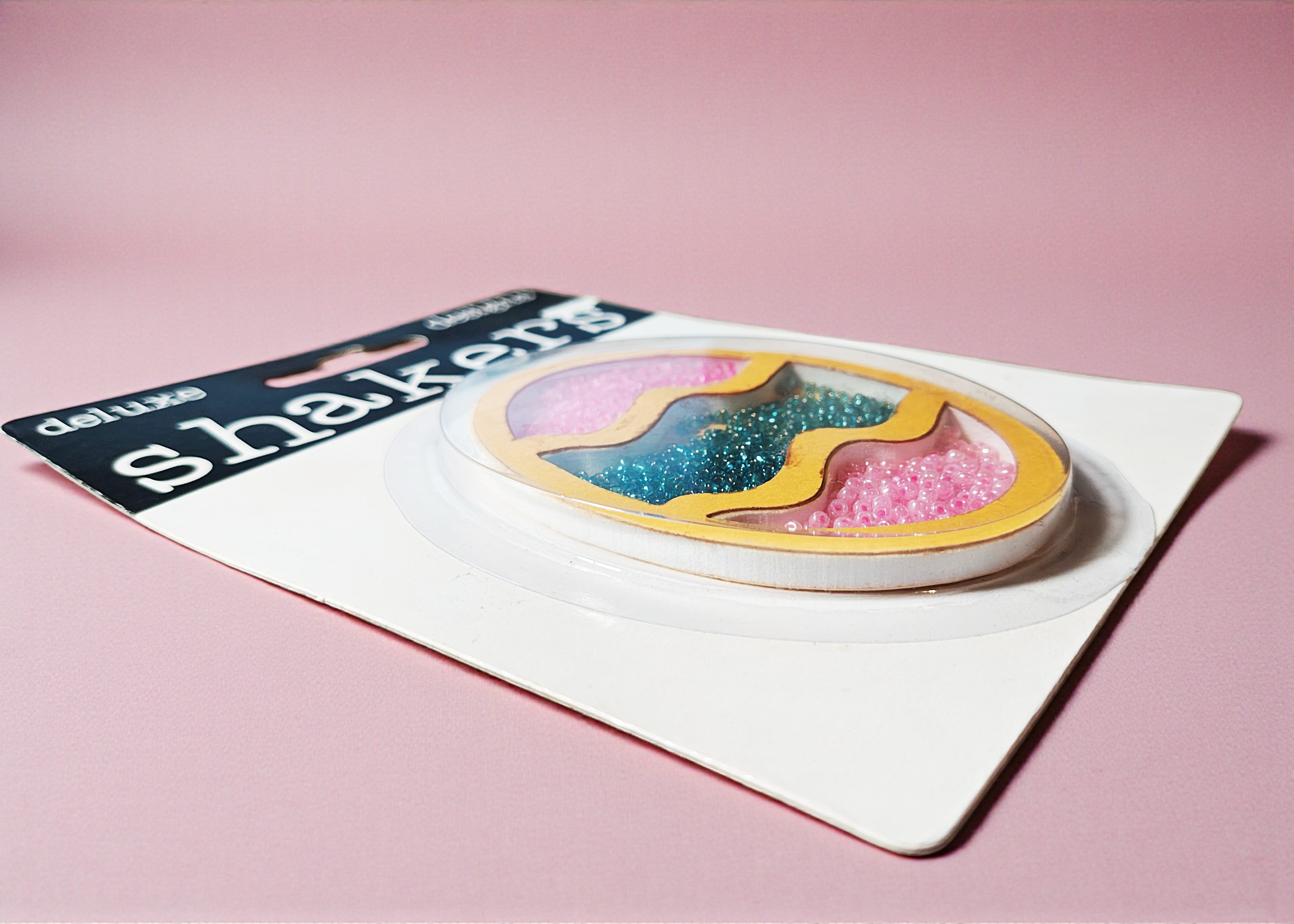 Colorful Easter Egg Shaker Embellishment by Deluxe Designs