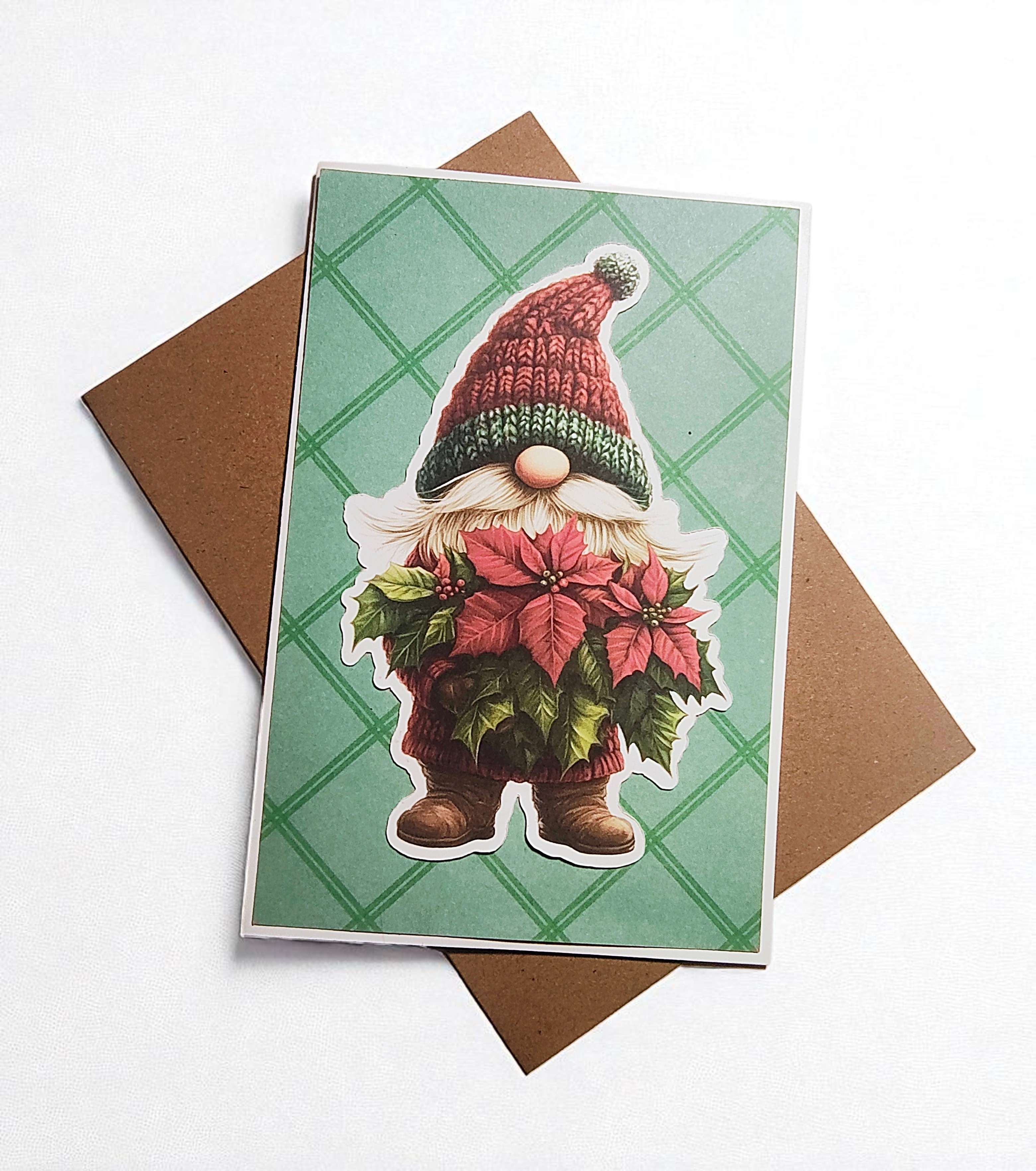 Magical Holiday Gnome Christmas Greeting Card