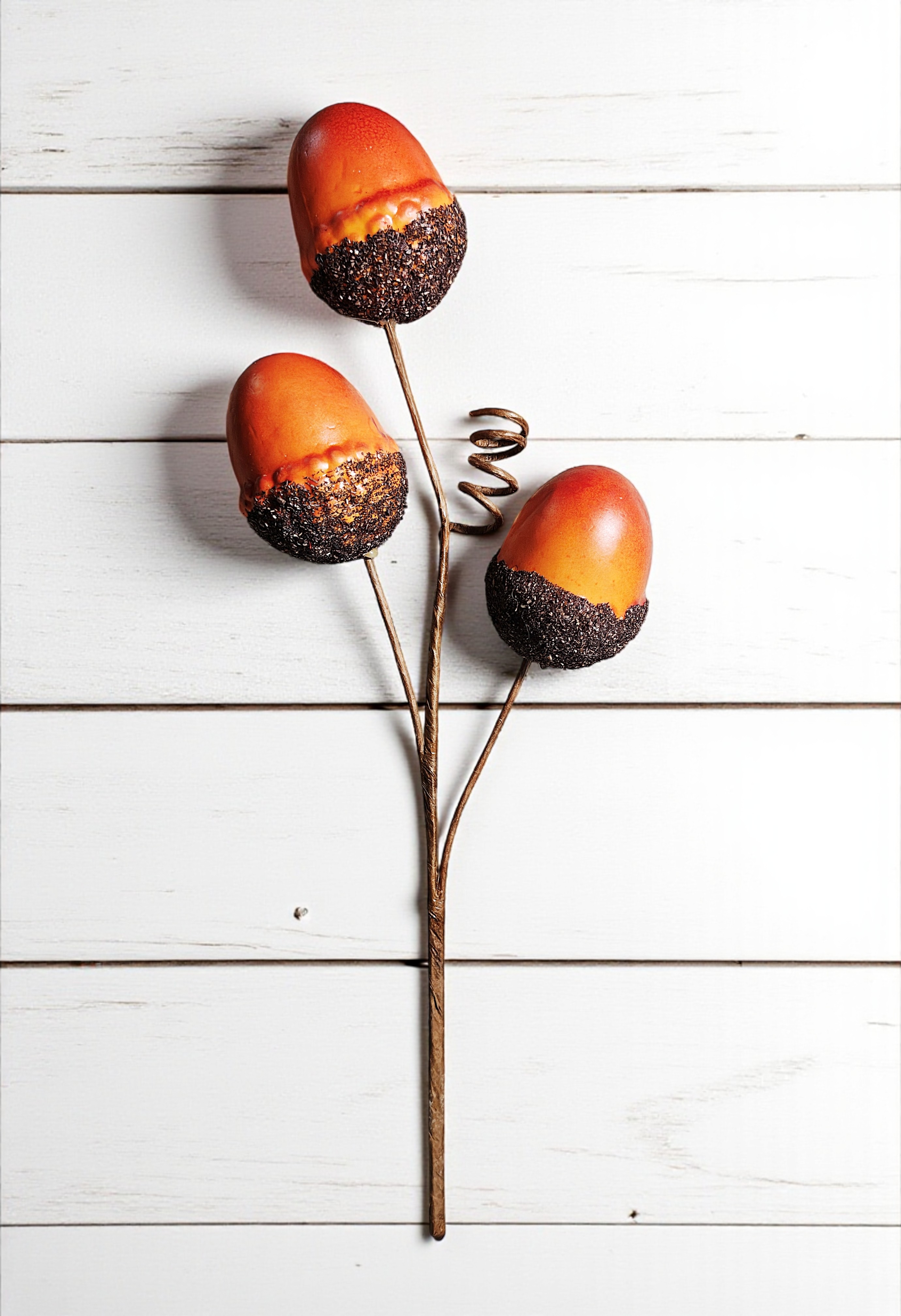 Artificial Autumn Acorn Floral Pick