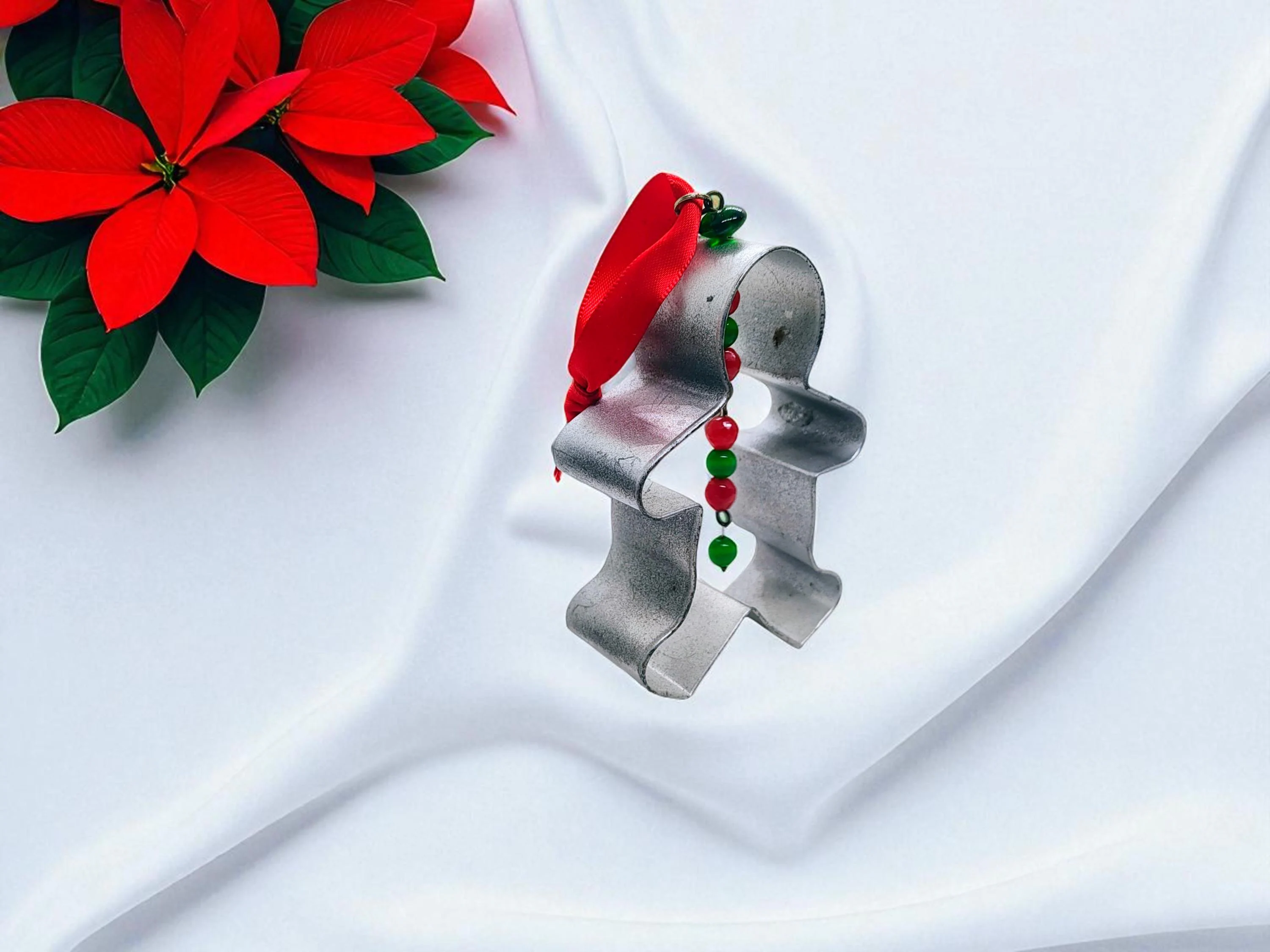 Kitchen Gingerbread Man Cookie Cutter Holiday Ornament 