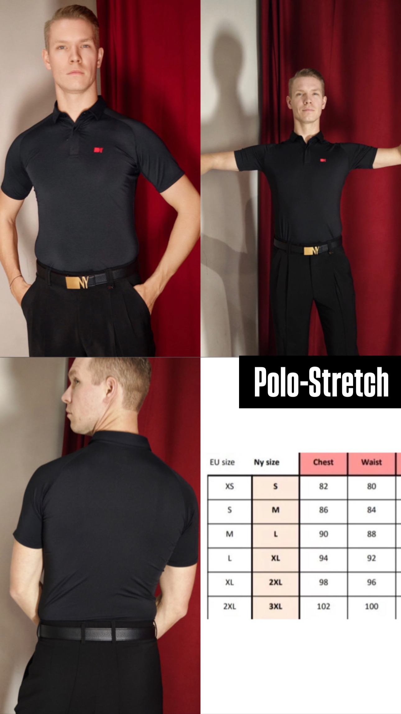 NY Polo Stretch - Black