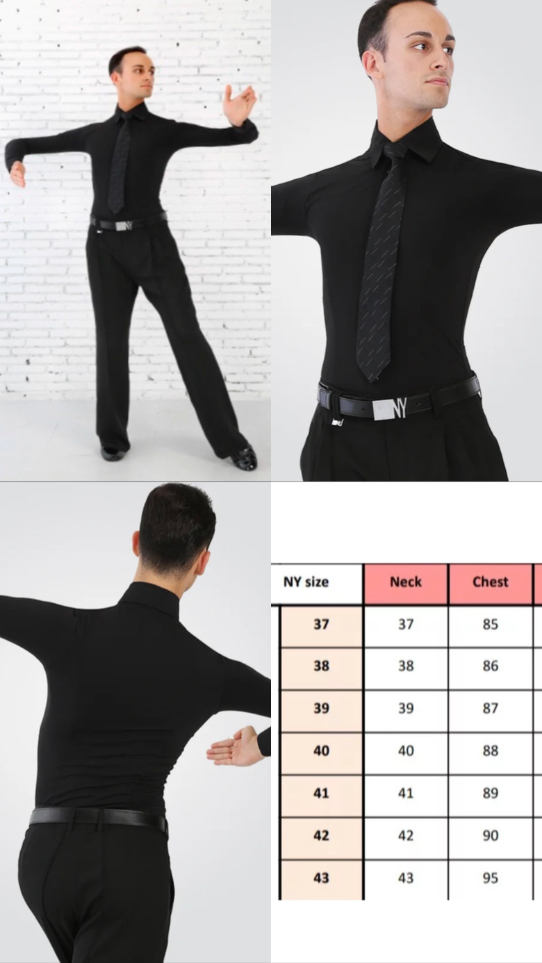 NY Essential Polo (Stretch) - Black/White