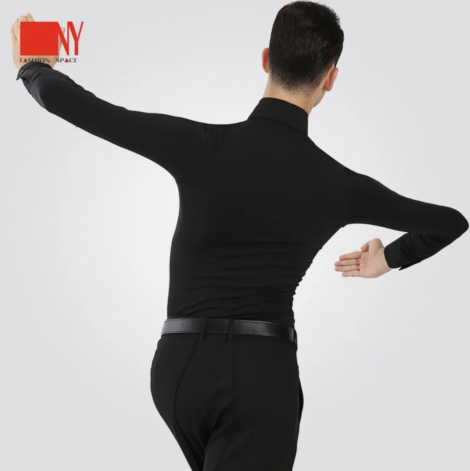 NY Essential Polo (Stretch) - Black/White