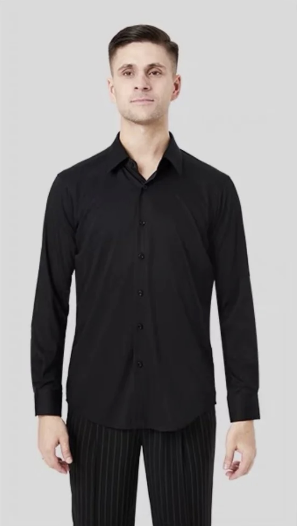 NY Regular Polo Loose - Black/White