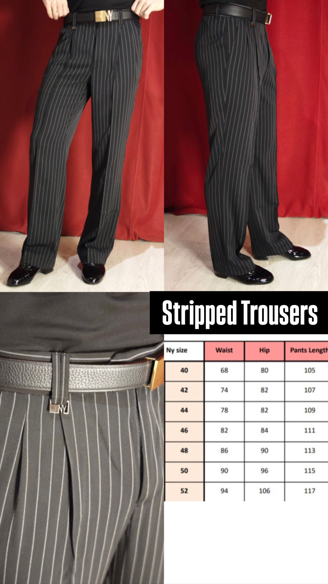 NY Stipped Trousers