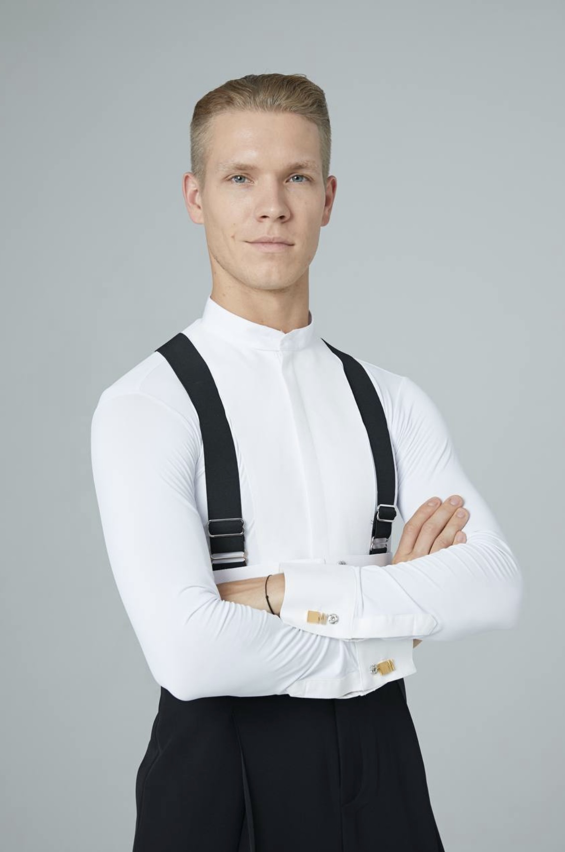 NY Inner shirt w/o collar - Black/White