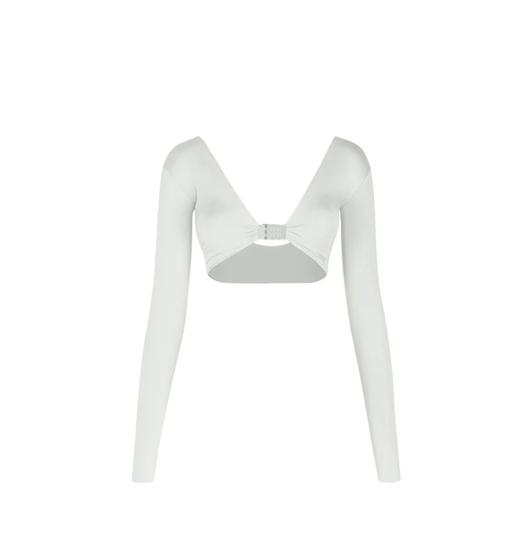 ZYM 24083 - Molly Top (BLACK / WHITE / BLUE)