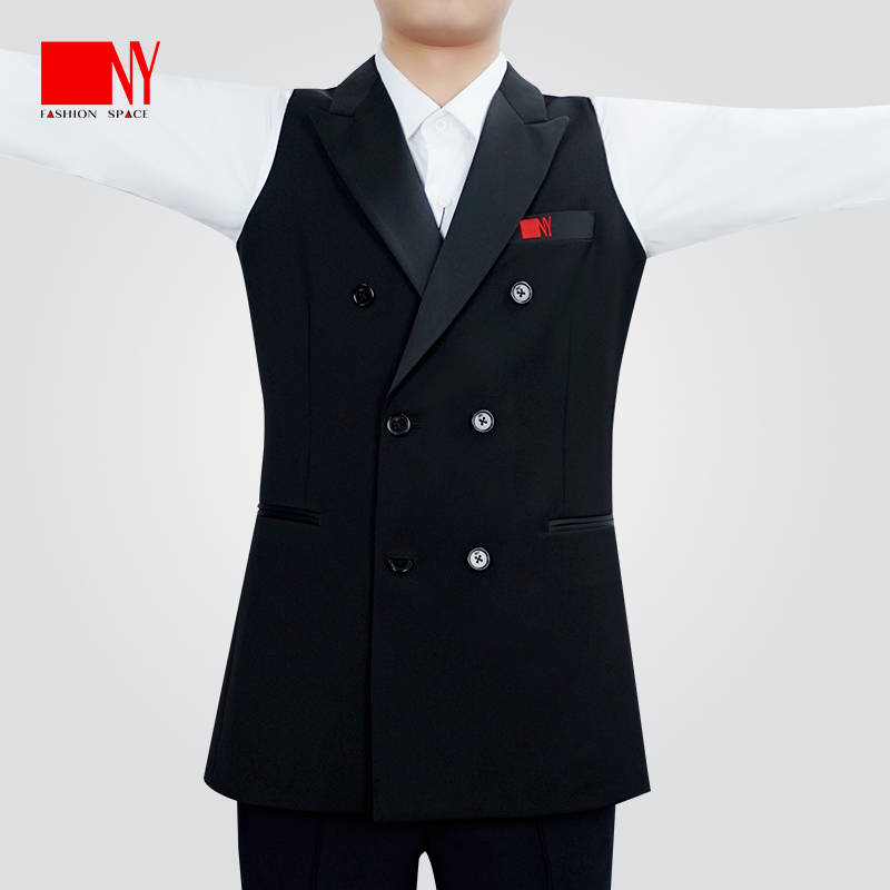 NY Performance Vest - double breasted, 4 buttons