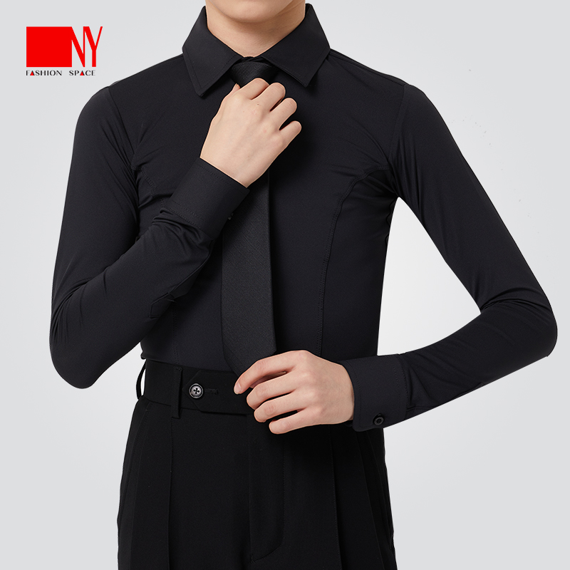 NY Kids Long Sleeves Polo Stretch