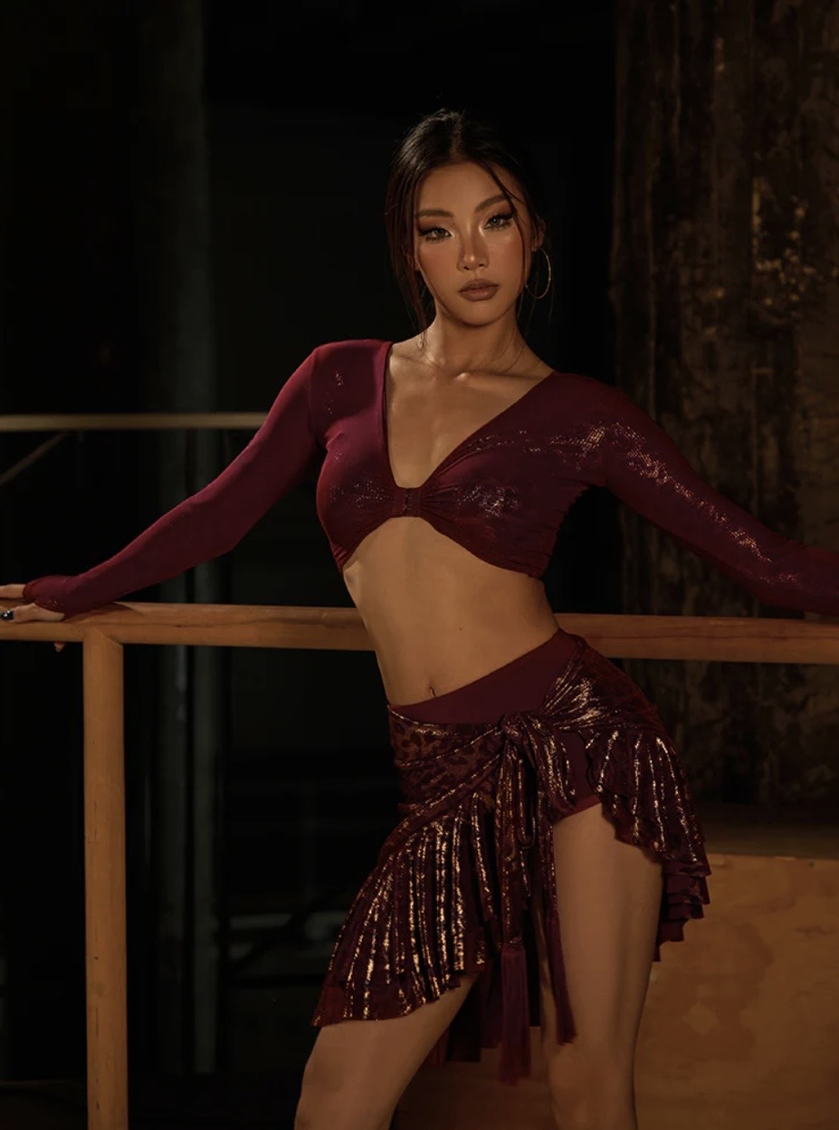 ZYM 25079 - (LEOPARD RED / BLACK / BLUE)