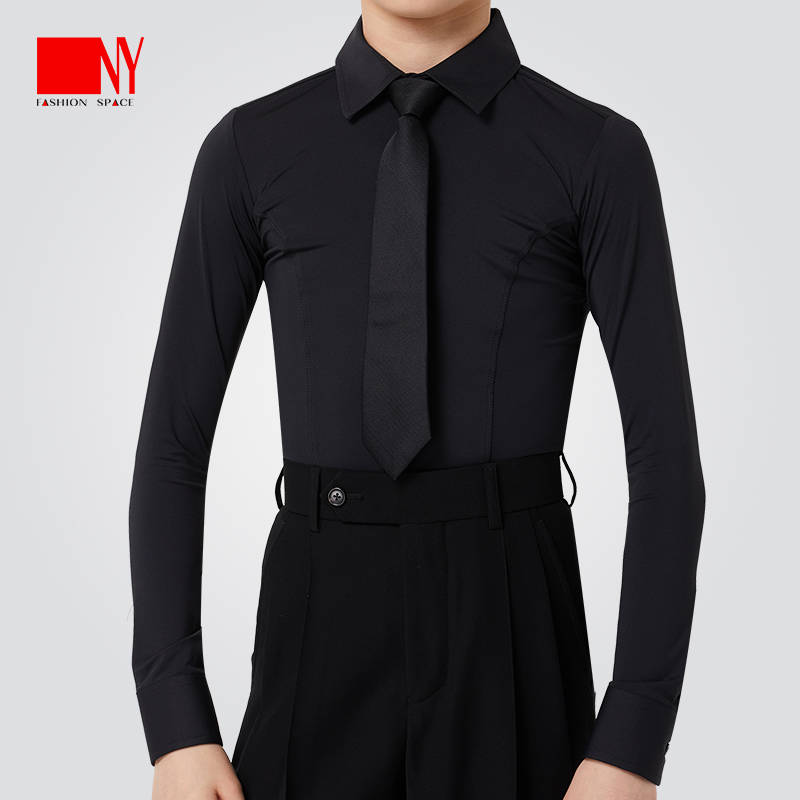 NY Kids Long Sleeves Polo Stretch