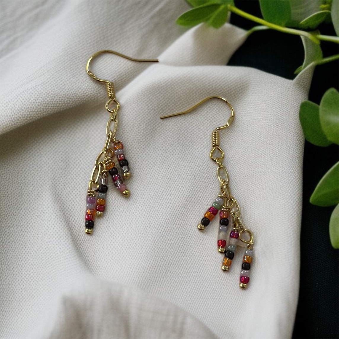 Elegant Gold Dangle Earrings