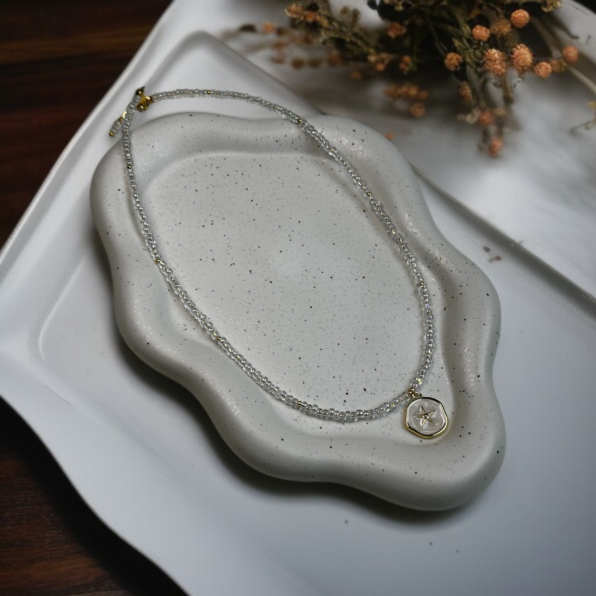 Beaded Charm Necklace