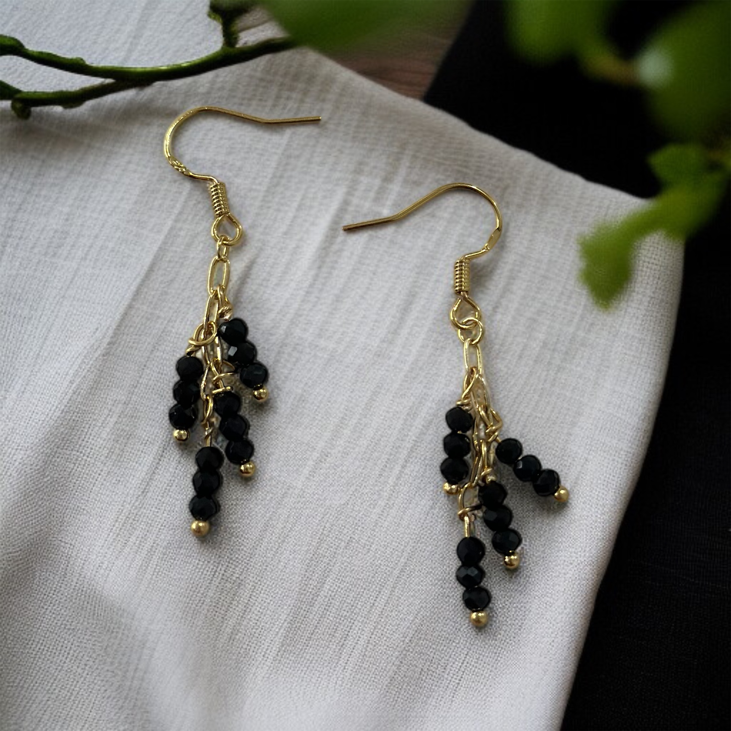 Elegant Gold Dangle Earrings