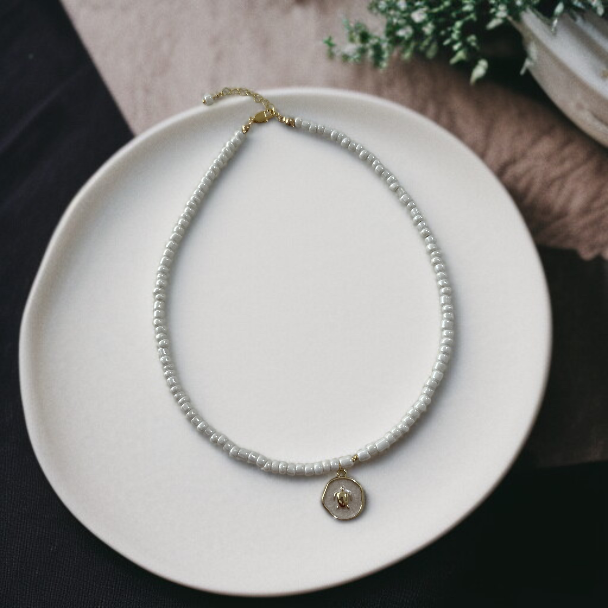 Beaded Charm Necklace