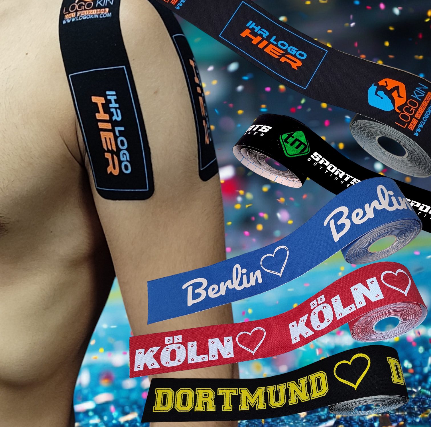 Personalisierte Kinesiologie Tapes