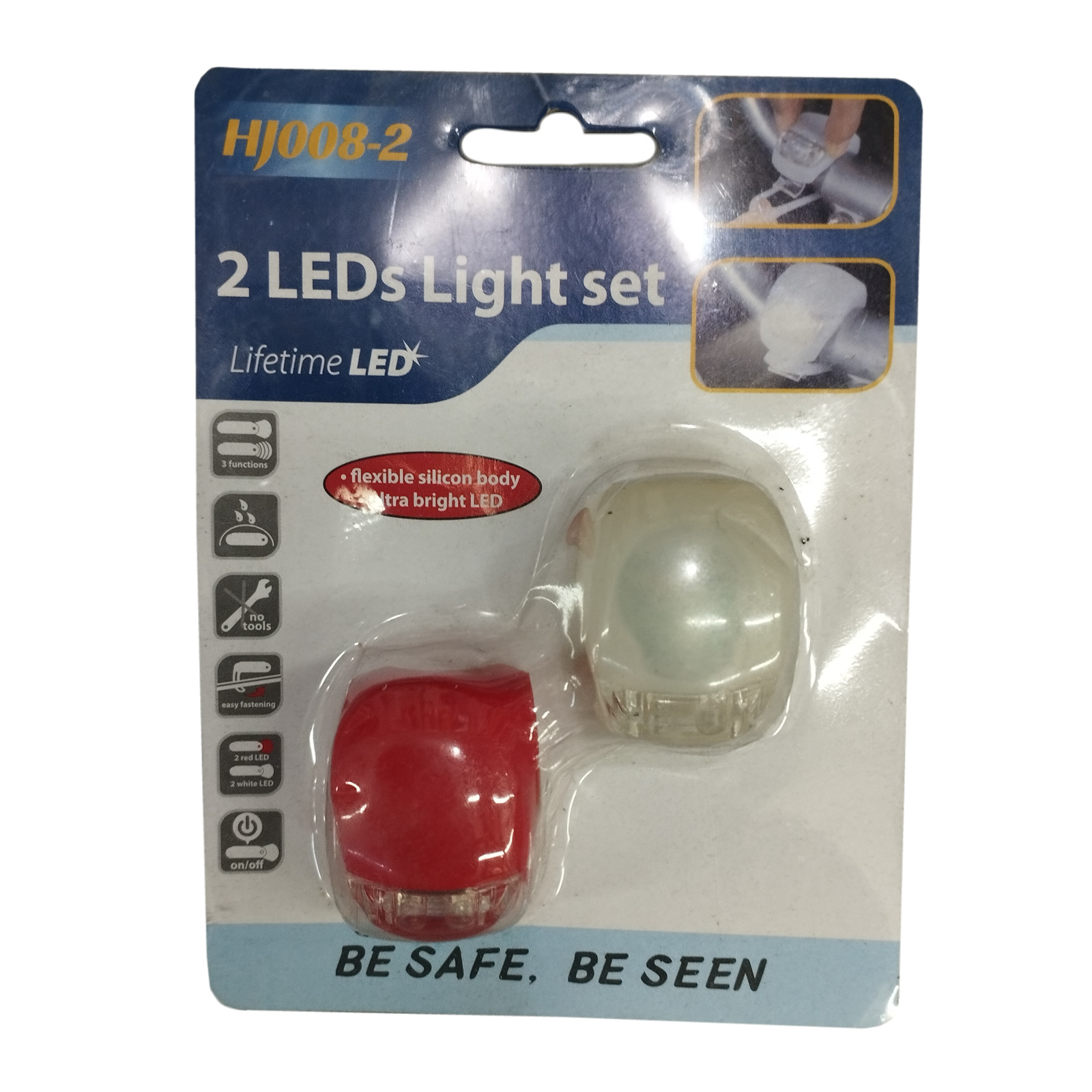 Luces bicicleta por par delantera/trasera