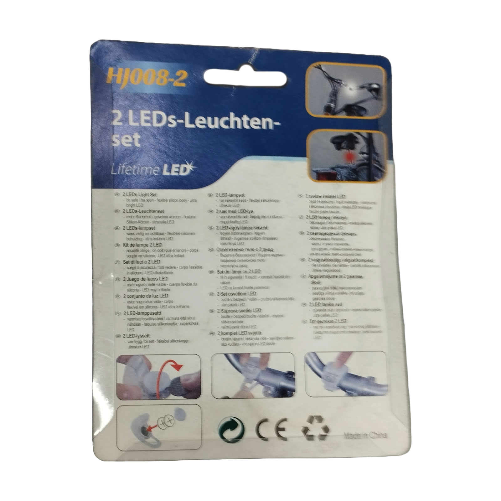 Luces bicicleta por par delantera/trasera