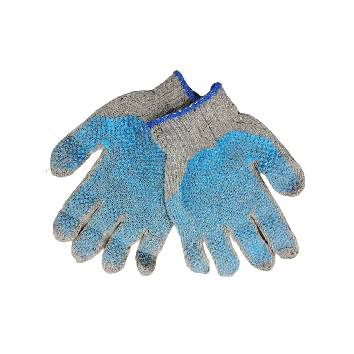 Guantes de trabajo azul moteado