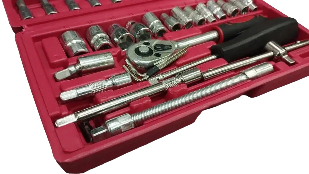 Juego de llaves tubo en caja roja