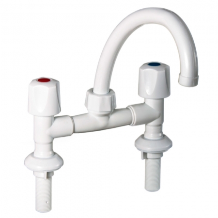 MEZCLADORA DE MESADA PICO CURVO MÓVIL