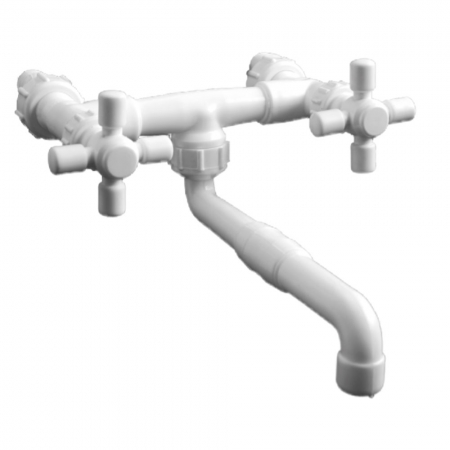 MEZCLADORA DE PARED PICO RECTO MóVIL