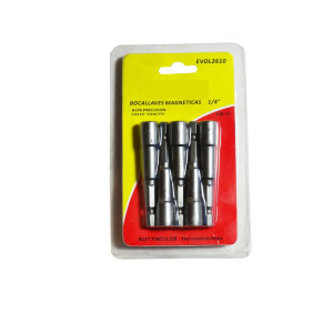 Bocallaves Magnética ROTTWEILER  X5 Piezas