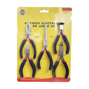 Alicates en Juego X 6 ROTTWEILER para Electrónica (Mini)