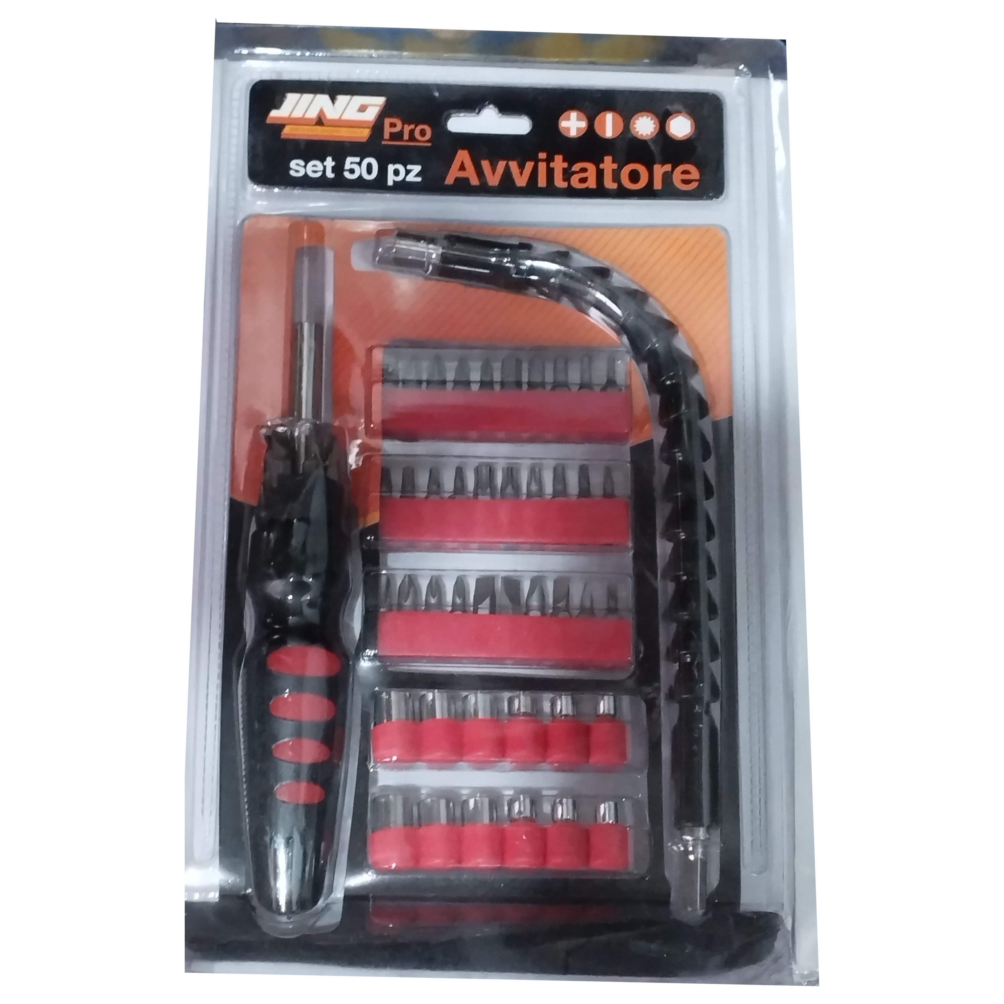 Desatornillador x50 pcs con criquet