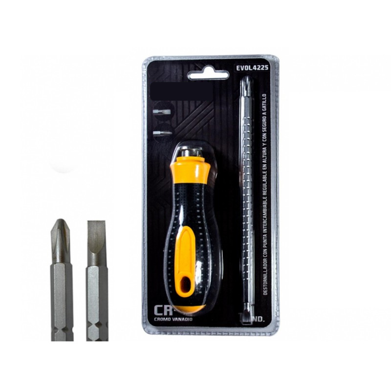 Destornillador punta intercambiable