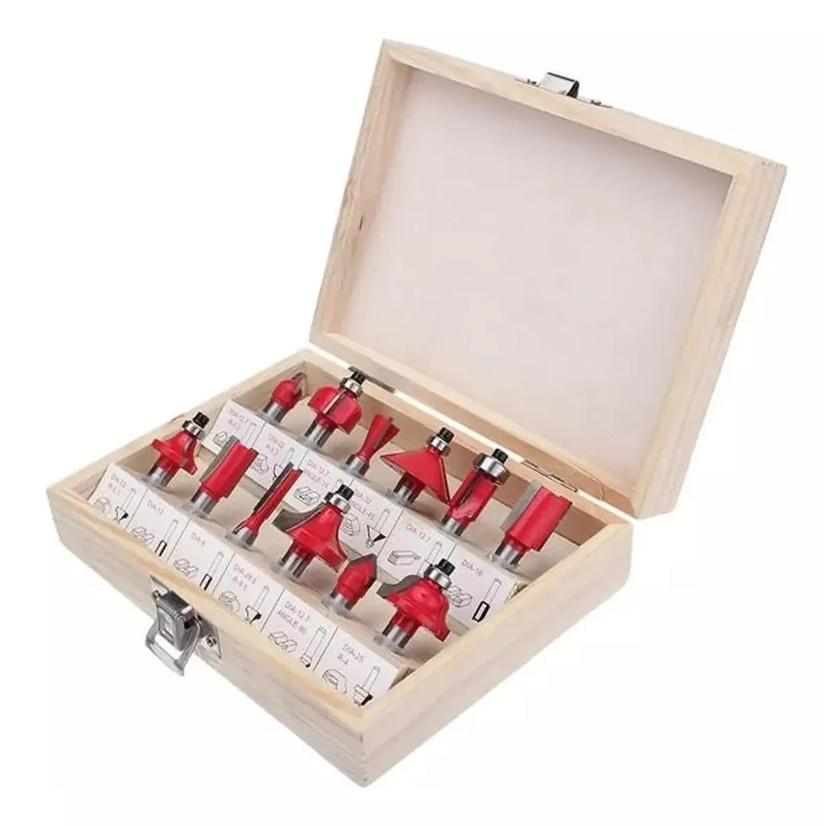 Juego Set De Fresas Kit Router Tupi Para Madera 